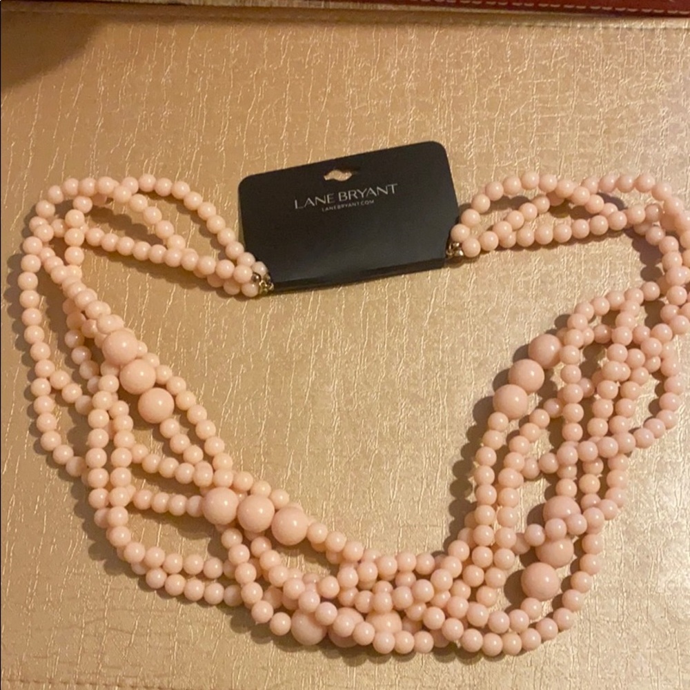 Lane Bryant Necklace Pink (Costume Jewelry)